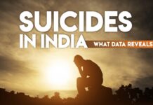 संख्या में आत्महत्या